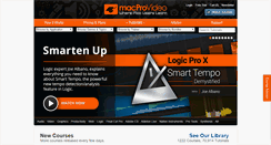 Desktop Screenshot of macprovideo.com